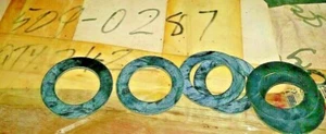 QTY-6. 509-0287 OIL FILL WASHER RUBBER  ONAN  6 PC LOT 1-9/16"OD x 1"ID x 1/16" - Picture 1 of 2