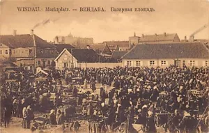 Lettonia - VENTSPILS Windau - Il mercato - Publ. J. R. Zimmermann 8544 - Foto 1 di 2