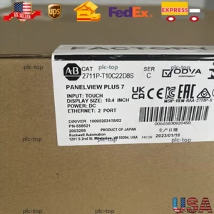 New Allen-Bradley 2711P-T10C22D8S Panelview Plus 2711P-T10C22D8S 10" Touch - Picture 1 of 6