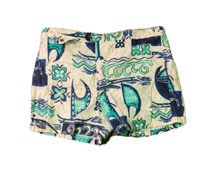 VTG 60’s Polynesian Bazzar Men’s Waikki Hawaii Lined Shorts Size 36 - Picture 1 of 5