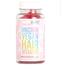 Vitaminas veganas para el cabello Hairburst Unicornio - suministro de 30 días 60 pastillas sin caja