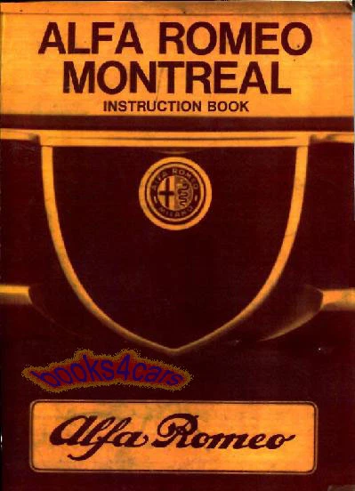 MANUAL DEL PROPIETARIO MONTREAL ALFA ROMEO MANUAL DEL PROPIETARIO GUÍA Foto 1 de 1