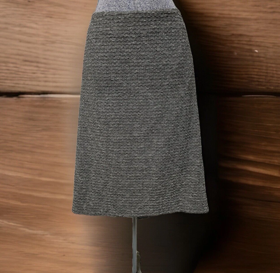 NUEVA Falda Nipon Boutique Talla 24W Cintura Elástica Hasta la Rodilla Brillante 45X25.5 Foto 1 de 4