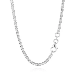 Venezianerkette rund 925 Sterling Silber 2,7cm Breite Halskette Collier fein - Bild 1 von 9