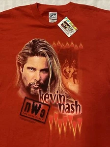 NEW WITH TAGS 1998 WCW NWO Kevin Nash Wolfpack Shirt LARGE XL STUNNING - Picture 1 of 8