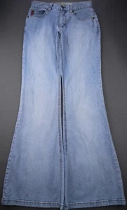 Vintage Women's Mudd Jeans Mid Rise Flare Stretch Medium Wash Size 5 (Msr 27x32) - Picture 1 of 9