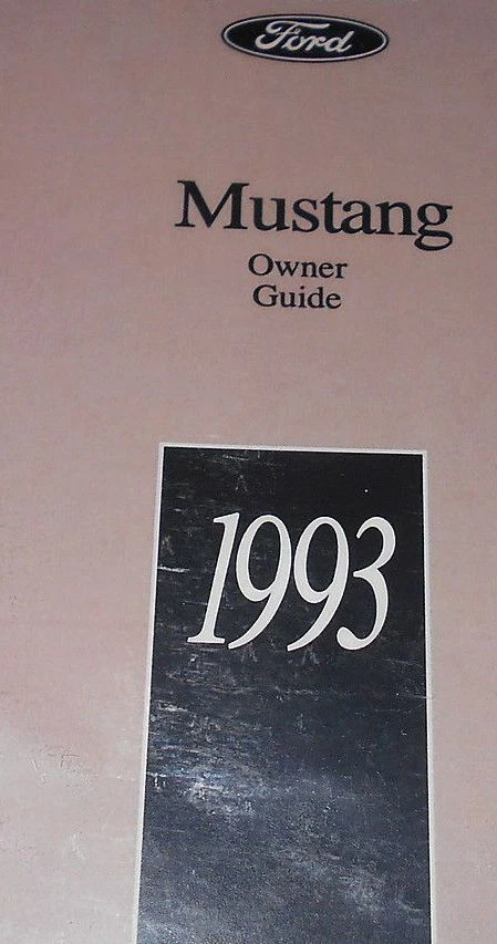 1993 Ford MUSTANG Propietarios Operadores Manual Guía OEM Nuevo - Imagen 1 de 1