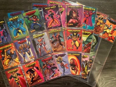 1997 FLEER SKYBOX X-MEN BASE 1-50 CARD SET WOLVERINE + MORE ALL SHOWN PICTURED! - Image 1 of 4