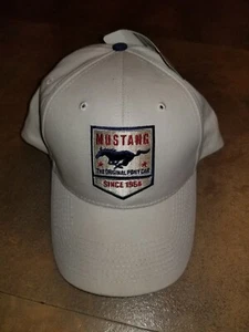 FORD Mustang hat New RaRe 40th Year Anniversary light tan NWT NEW w/ tags - Picture 1 of 7