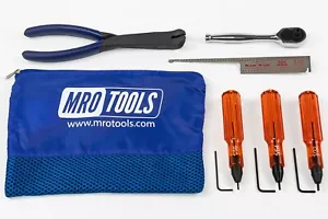 Hi-Lok Pliers + Hand Ratchet + Dipper Gauge + Handi-Hex 6PC Kit w/ Bag (HLK1-6) - Picture 1 of 1