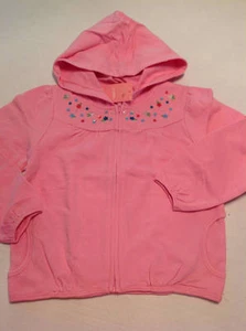 NUEVO CON ETIQUETAS Gymboree - Island Fun - Talla 6 Rosa Cremallera Chaqueta - Imagen 1 de 1
