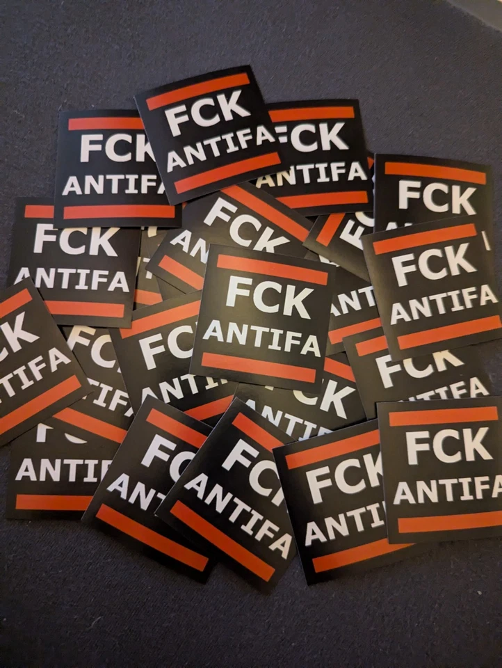 FCK Antifa Aufkleber 200 Stück AFD Deutschland Sticker