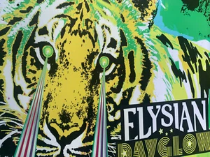 Elysian Fields Dayglow Beer Banner - Picture 1 of 3