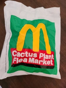 2022 McDonalds ERWACHSENE Happy Meal Spielzeug - Kaktus Pflanze Flohmarkt - Neu Versiegelt - Bild 1 von 3