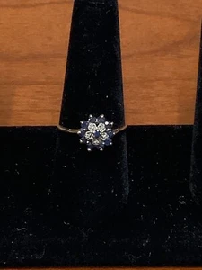 Anello in oro 14 kt con fiori #109082-6 MGC - Foto 1 di 4