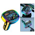 Bluetooth FM Transmitter Bluetooth 5.0 with 2 USB Port Hands-Free Calling