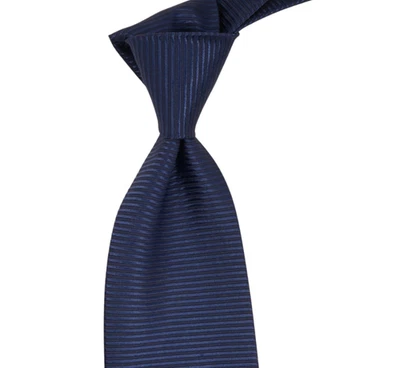 Corbata de cuello de seda lisa azul marino texturizada Tom Ford $330 nueva con etiquetas Italia 3,6 W Foto 1 de 4