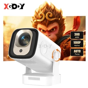 4K Projector 12000 Lumens 1080P FHD BT WiFi LED Movie Video Home Theater HDMI US - Picture 1 of 13