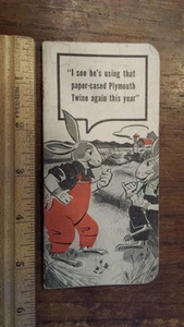 1942 Plymouth Twine Memorandum Book -advertising - Picture 1 of 4