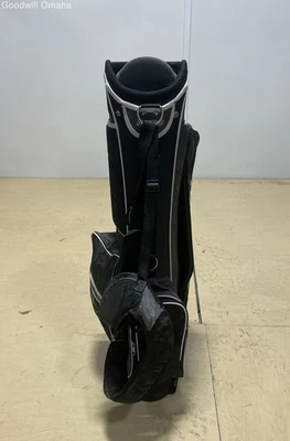 Bolsa de pie de golf Nitro Golf con divisor de 6 vías (negro/gris) Foto 1 de 4