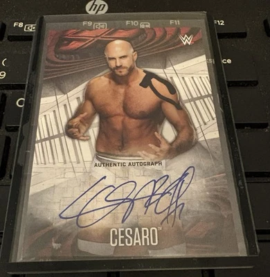 2017 Topps WWE Road to Wrestlemania Cesaro Auto /200 ON CARD - Image 1 of 2