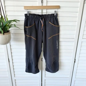 UCRAFT XLite Climbing Knickers Pants Gray Capri Hiking Recycled Polyester Size S - Picture 1 of 10