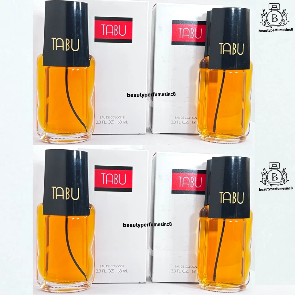 Lote de 4 ~ TABU by DANA Mujer Eau De Cologne Spray - Perfume 2.3 fl oz Foto 1 de 2