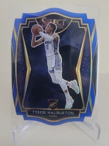 2020-21 PANINI SELECT TYRESE HALIBURTON BLUE DIE-CUT RC PREMIER 189 Ser #223/249 - Picture 1 of 2