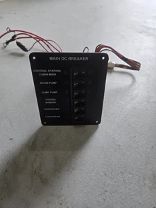  Boat main 12V DC breaker switch control board panel - Picture 1 of 3