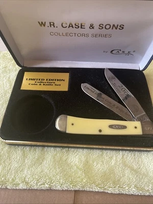 Cuchillo trampero Case XX 2002 como nuevo dólar águila de plata con estuche - ¡¡¡SIN MONEDA!!!! Foto 1 de 4