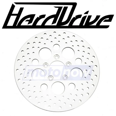 HardDrive Rear Drilled Vented Rear Brake Rotors for 2007 Harley Davidson qm - Imagem 1 de 4
