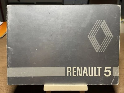 Libretto uso e manutenzione Renault 5 - 1980 Originale - Immagine 1 di 4