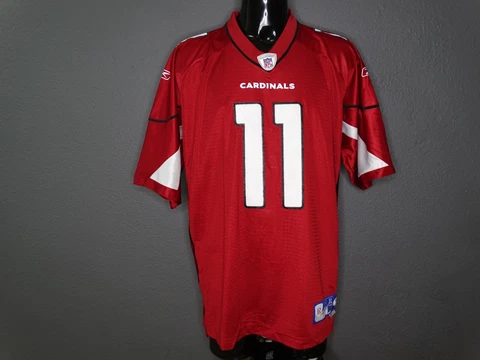 Reebok On Field Cardinals Fitzgerald #11 Jersey Men's Size XL Length +2 Stitched Cover