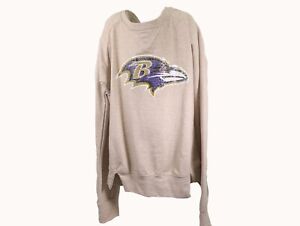 Baltimore Ravens Official NFL Teen Apparel Girls Sequin Light Sweatshirt New