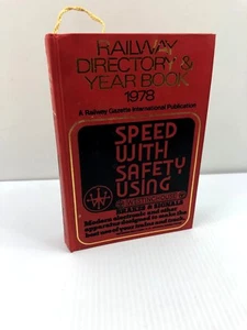 1978 Railway Directory & Yearbook Train Railroad Westinghouse World Maps London - Picture 1 of 6