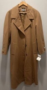 Abrigo Stephanie Andrews 100 % lana vintage talla 12 nuevo con etiquetas - Imagen 1 de 8
