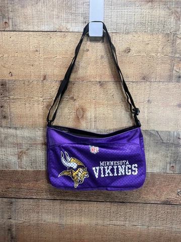 Minnesota Vikings NFL Purple Jersey Crossbosy Bag With Adjustable Strap Cover