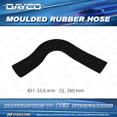 Dayco Upper Radiator Hose for Daihatsu Rocky 2.8L 4 cyl OHV 1984-1999 - image 1 of 2