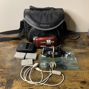 Canon HF R20 Camcorder - + 3 Battery Packs + All Accessories- Tested - Working** - Picture 1 of 6