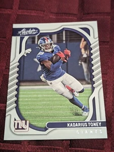 2022 Absolute Football #46 Kadarius Toney New York Giants - Picture 1 of 2