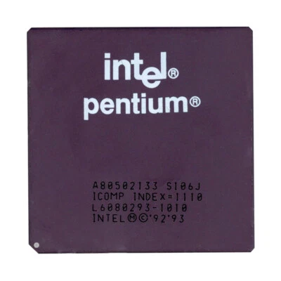 INTEL PENTIUM 133MHZ S106J SOCKET 7 A80502133 - Imagen 1 de 2