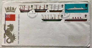 GB QEII 1969 British Ships GPO FDC Southampton SHS With Insert Cat £20++ - Picture 1 of 4