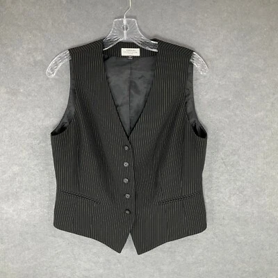 Chaleco Tahari Arthur S. Levine Rayas Carrera Negocios Informal Pequeño 12P Foto 1 de 4