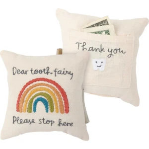 Primitives by Kathy - Rainbow Tooth Fairy Pillow - 114599 - Picture 1 of 5