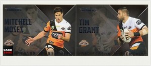 2017 TLA NRL TRADERS TRADING CARD SEASON TO REMEMBER TEAM SET SR31 +SR32-TIGERS