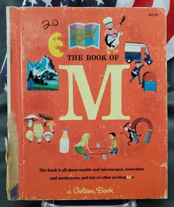 The Book Of M : A Golden Book 1965 Hardcover "A" Edition Learning Library  - Picture 1 of 7