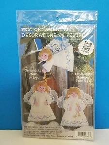 Design Works ANGELI Feltro Applique Ornamenti ~ Rende Angeli 3 - 5" #5336 NUOVO - Foto 1 di 2