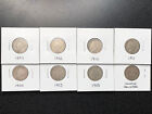 Liberty "V" Nickles 1883 - 1913 / Random Lot of Seven Coins