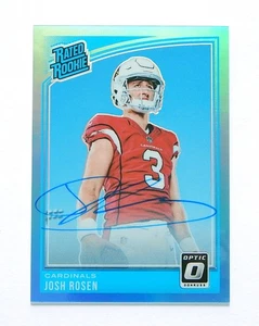 Autógrafos Donruss Optic Rated Rookies 2018 azul Josh Rosen #152 automático #'d/75 - Imagen 1 de 2