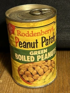 Parche de maní Roddenbery's de colección 7,5 OZ lata de cacahuetes hervidos sin abrir Green Bay - Imagen 1 de 7